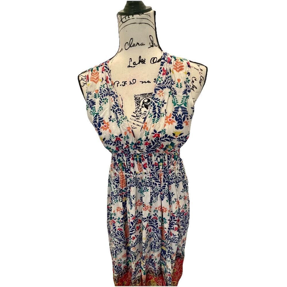 ROBERTA ROLLER RABBIT MAXI DRESS ROSETONE DAKOTA SZ XS QUIET LUXURY COTTAGECORE - Picture 5 of 16